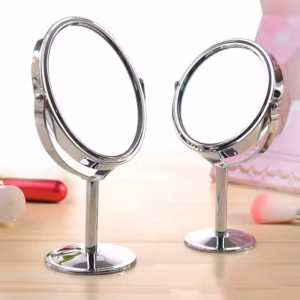 Beauty and makeup mirror, double-sided ordinary stand mirror