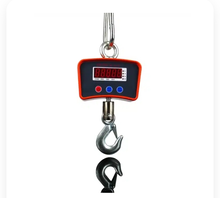 Rechargeable Heavy-Duty Digital Hanging Crane Scale 500kg