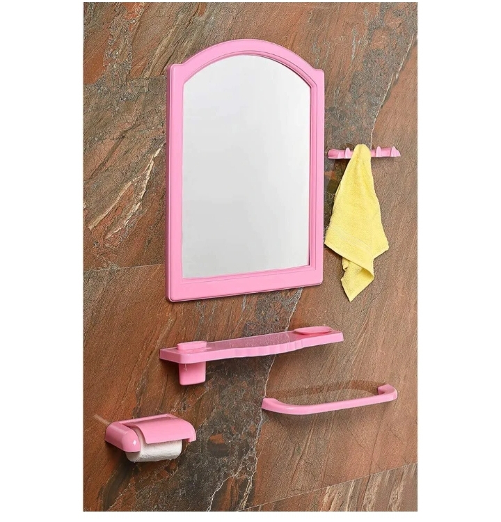Bathroom Mirror With Bathroom Accessories