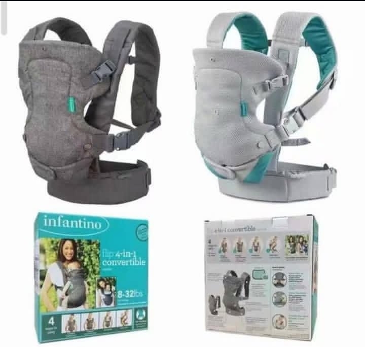 Infantino Flip 4-in-1 Convertible Baby Carrier. 
