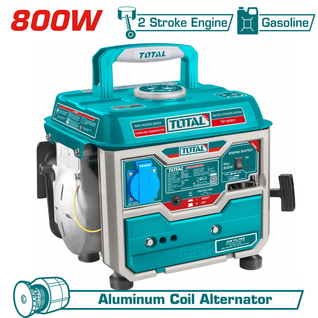 TOTAL 800W gasoline generator
