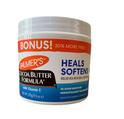 Palmer’s Cocoa Butter Formula Body Cream With Vitamin E, 30% BONUS – 9.5 oz / 270g