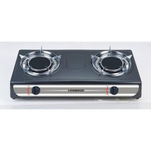 Kenwood  gas cooker, a two-burner stovetop appliance with a glass surface