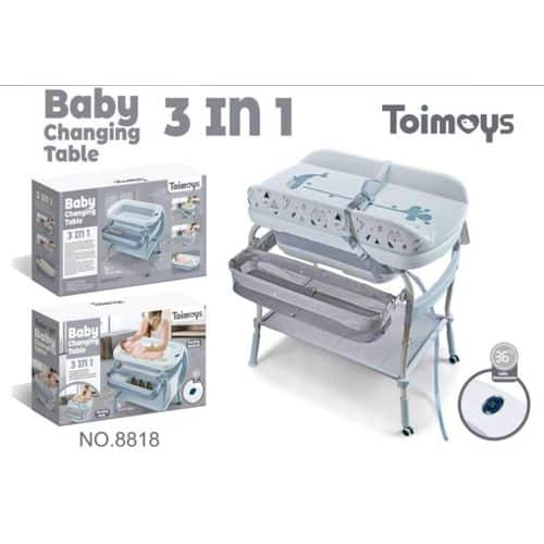 Baby 3in1 Deluxe Standing Foldable Bathing Tub Set