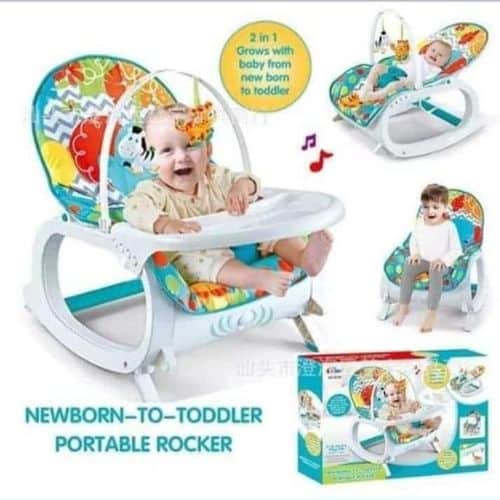 Children Rocker With Tray