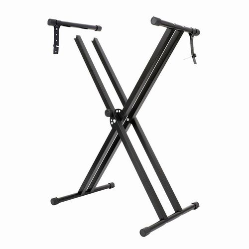Keyboard / Piano Stand Double X-Style, Adjustable Strap