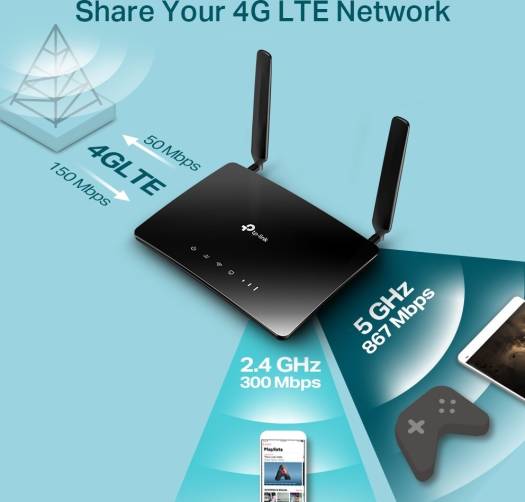 Ac1200 Wireless Dual Band 4g Lte Router