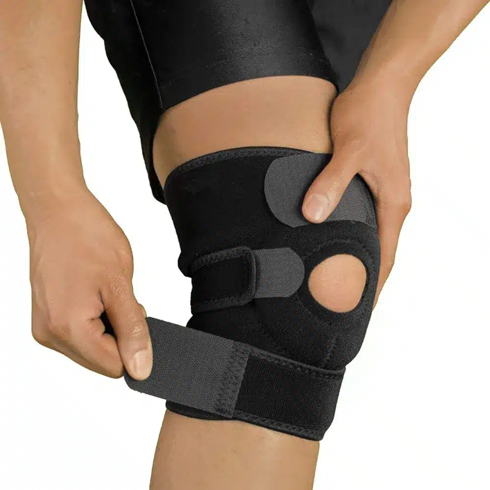 Knee Support Open Patella Stabilizer with Adjustable Strapping