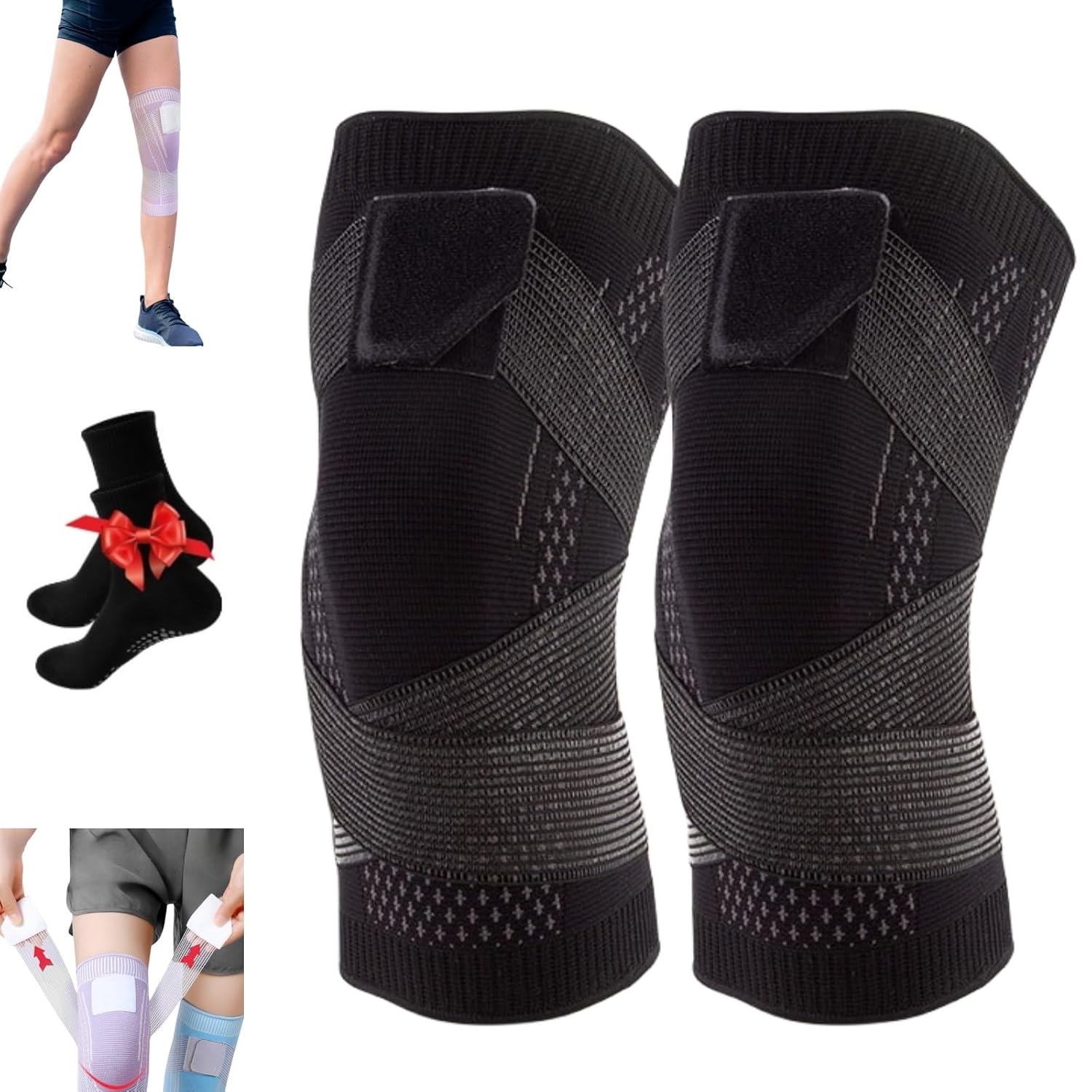Knee Pad Men and Women Pressurized Elastic Knee Pad Support
