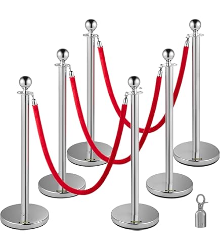 Post Crowd Control Queue Barrier