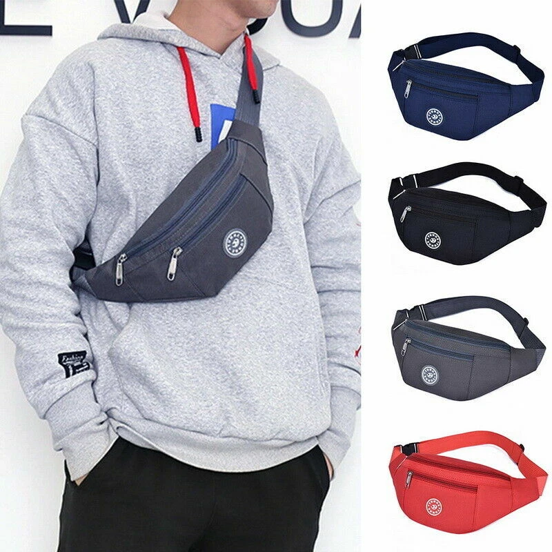 Chest Bag Nylon Waist Bag Women Belt Bag Men