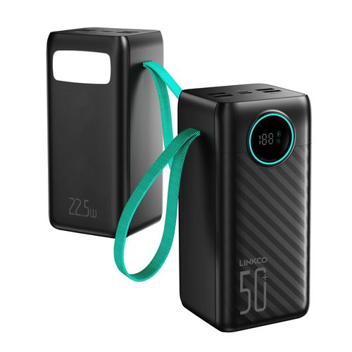 LINKCO 50000mAh 22.5W Fast Charging Powerbank With Bright Torch