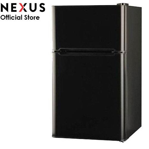 Nexus 87 Litres Double Door Fridge (NX-130) - Black