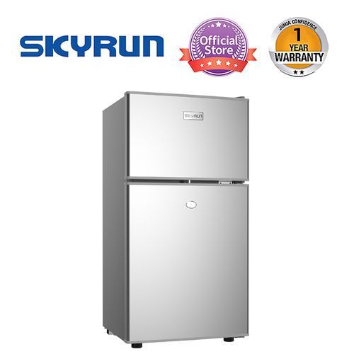 Skyrun 70 Litres Double Door Top Mount Fridge -Silver