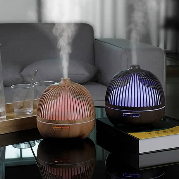 Birdcage Aroma Diffuser With 7 Led Light