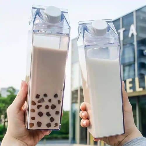 Acrylic Quality Milk Water Bottle