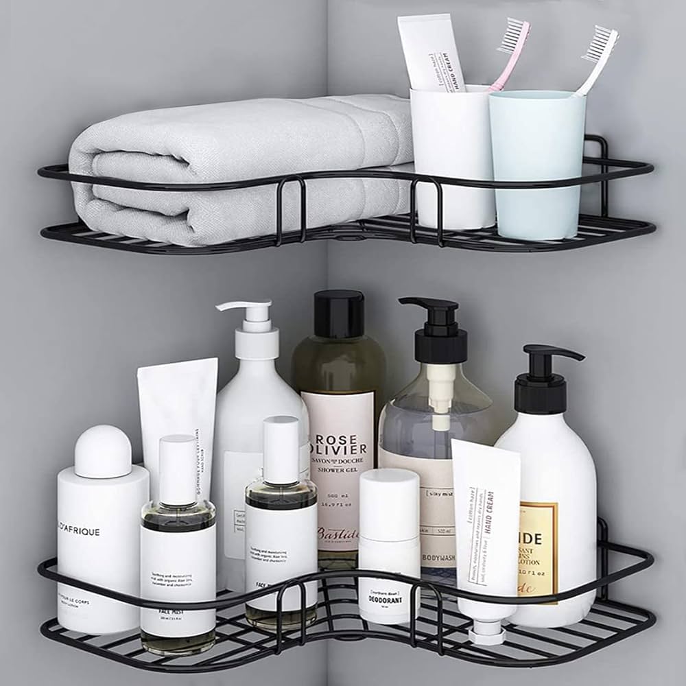 Cool Non-Rust Bathroom Storage Shelf Rack Holder 1pcs