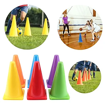 Football Training Maker Bucket Soccer Training Marker Obstacle Cone Football Sign Bucket for Outdoor Sports Football4 In 1 Cone