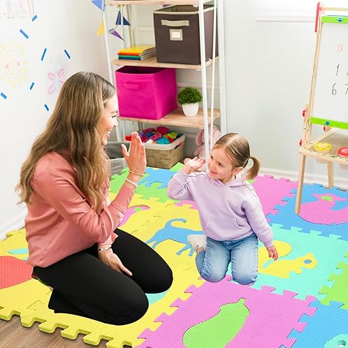 Baby Floor Mat With With Alphabet Numbers Rug for Baby