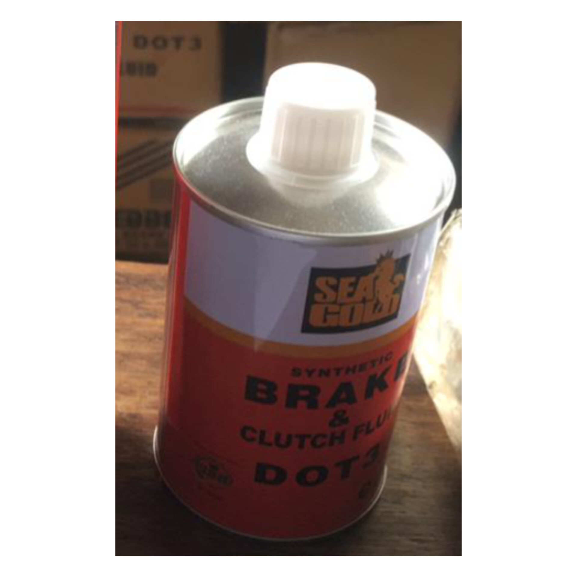 Sea-God Synthetic DOT 3 Brake & Clutch Fluid.  Small size