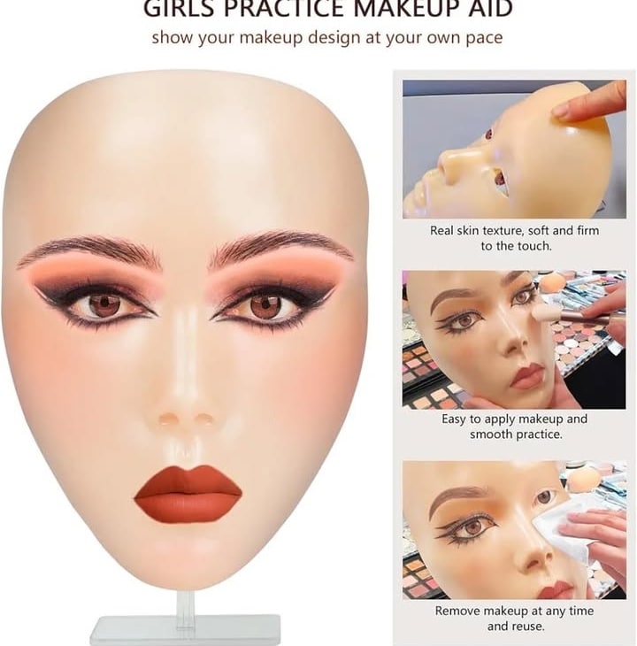 Makeup and Lashes Practice Manniquin