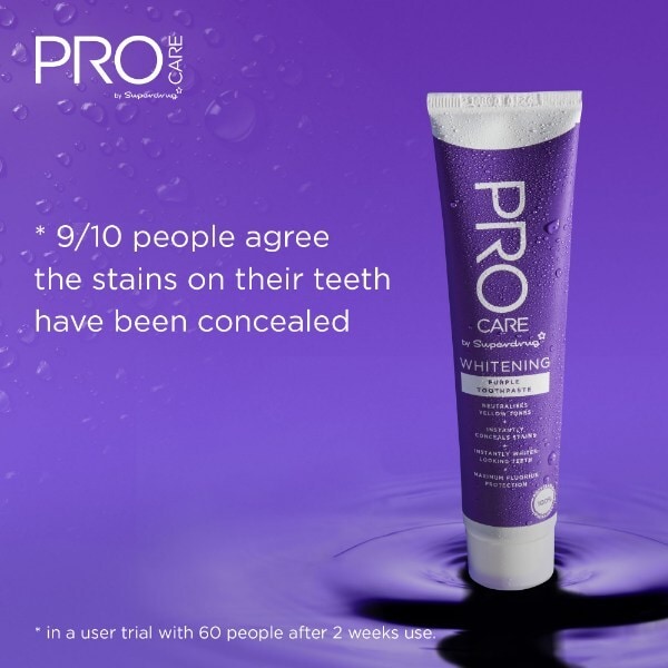 Superdrug Procare Purple Toothpaste 75ml