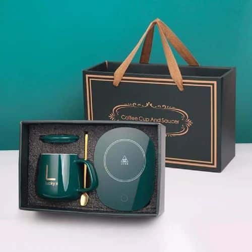Ceramic Coffee Cup Automatic Heat Pad