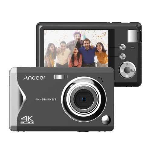 Andoer TFT Portable Digital Camera 48MP 4K Ultra HD 16X Zoom - 3in