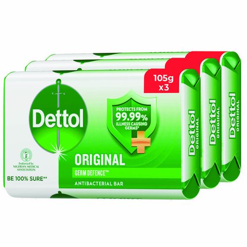 Dettol Anti-bacterial Soap 105g (Pack Of 3)