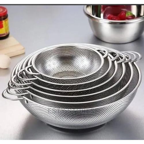 Stainless Steel Round Basket(6pcs)