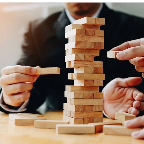 Mini Wooden Game Building Blocks Small