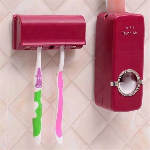 Toothbrush Holder And Automatic Toothpaste Dispenser