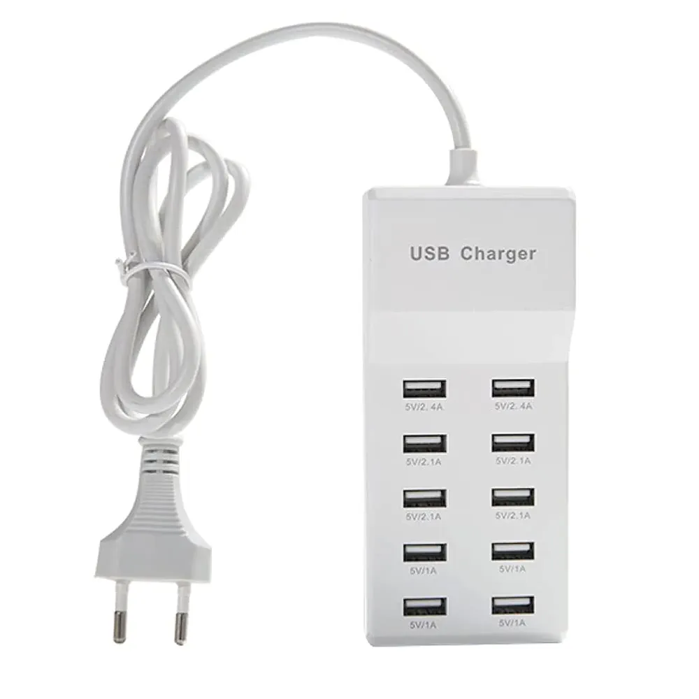 Port USB Charger Adapter Fast Charging Station Power Supply Charger Adapter for Phone Tablet Camera USB Charger Hub Adapter