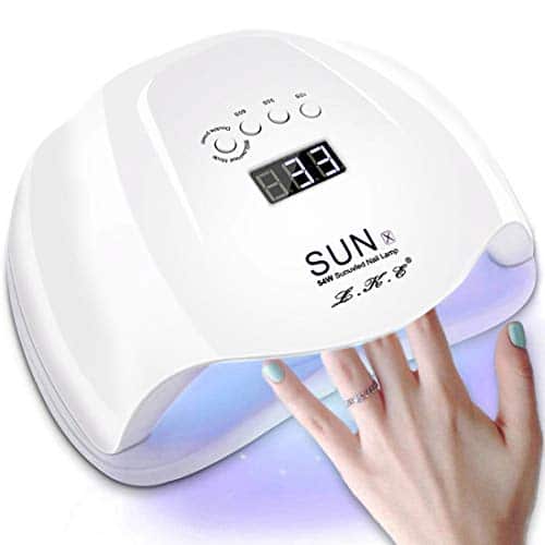 Led Nail Lamp LKE Nail Dryer Led Lamp for Gel Nails Polish Curing Light with Auto Sensor 4 Timer