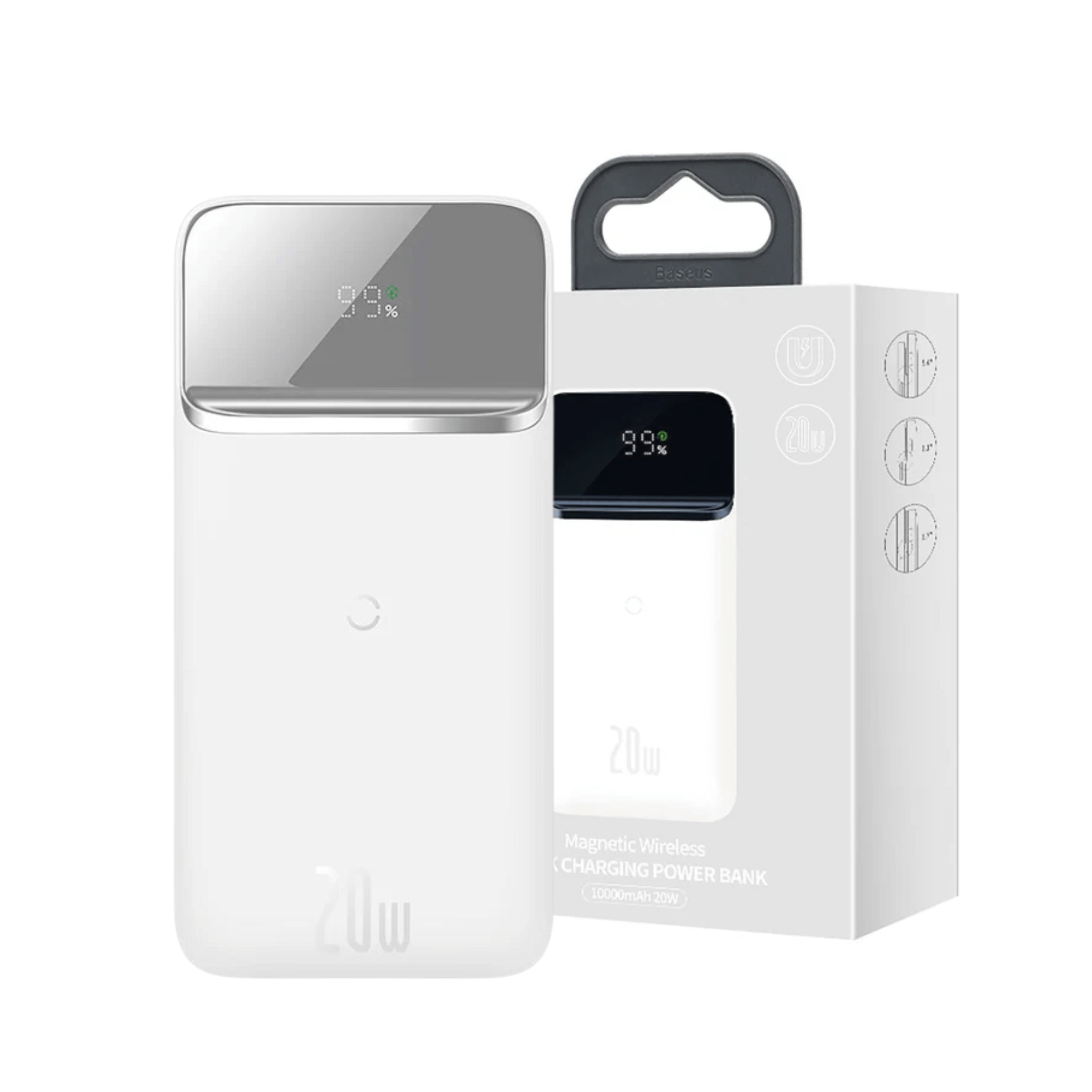 Baseus Magsafe Wireless Power Bank. 10000 Mah PD 20W.