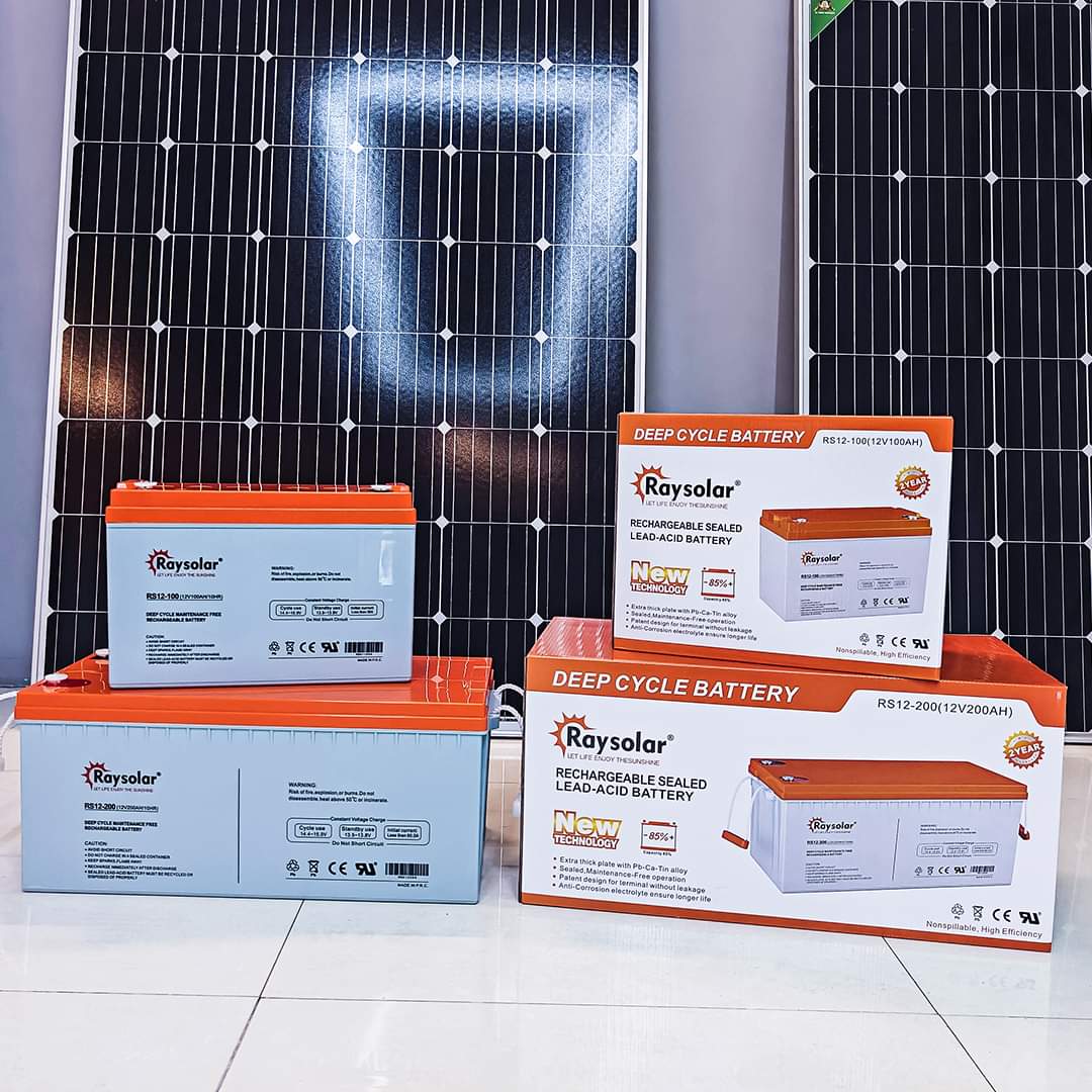 RAYSOLAR 12V/200AH Sealed Lead Acid Solar BatteryRaysolar Original Solar Battery