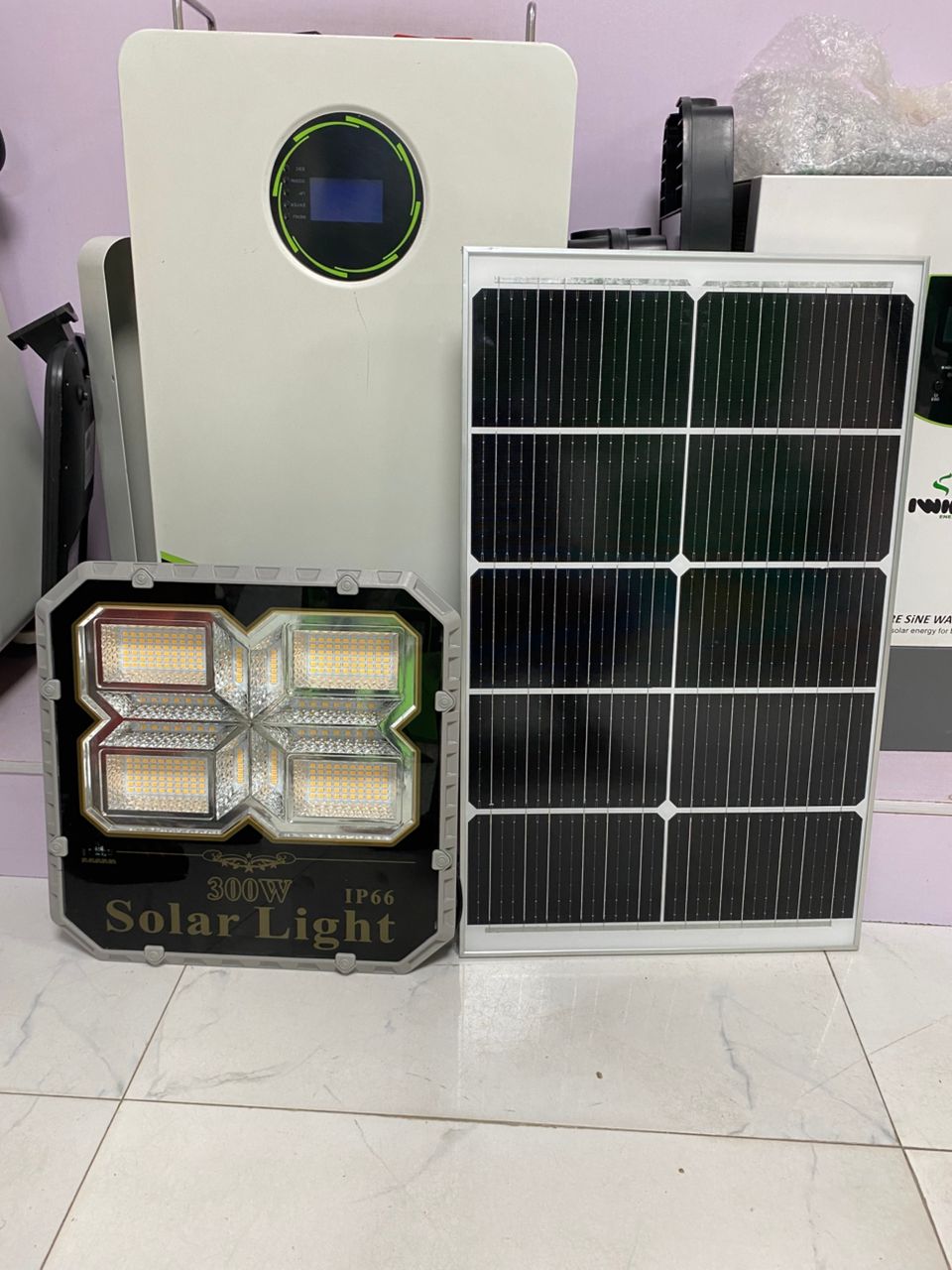 300W Industrial Solar Floodlight