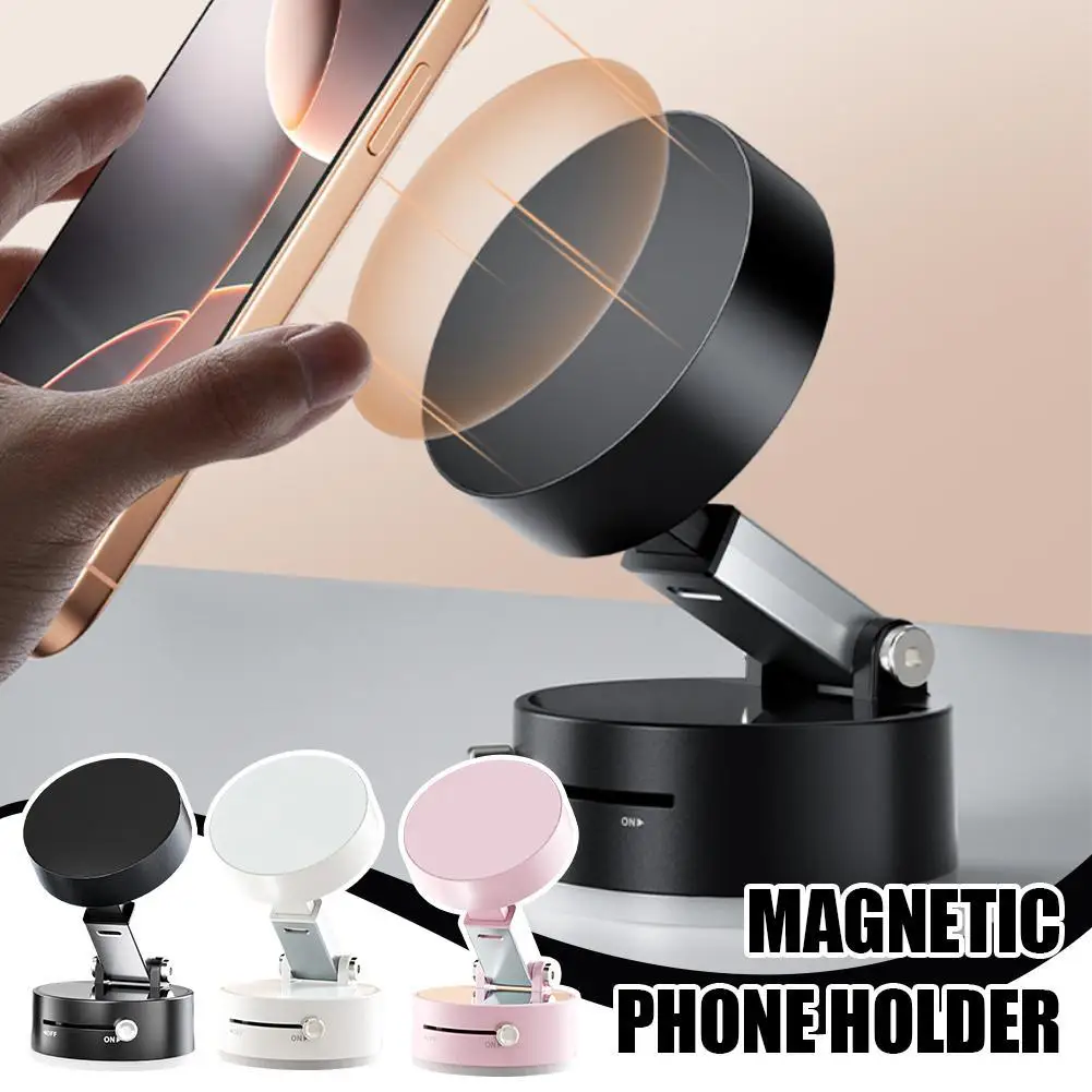 Magnetic Vacuum Suction Phone Holder