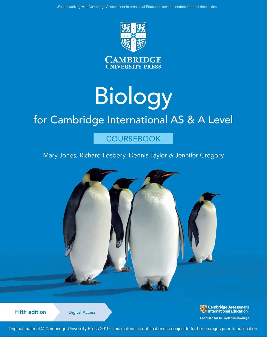 Cambridge as a-Level Biology Coursebook