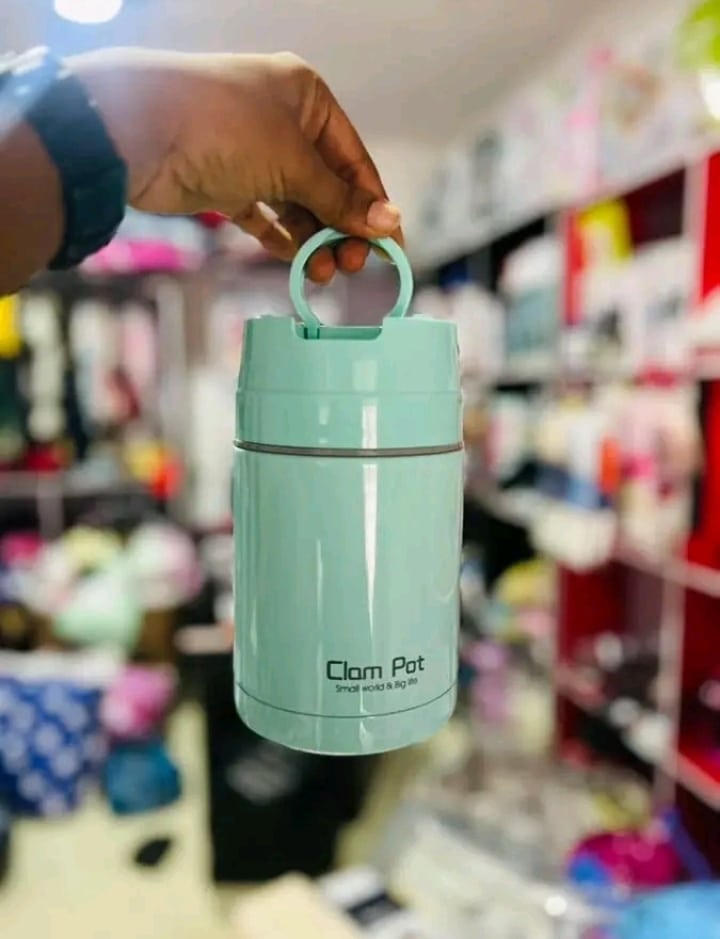 Clam Pot Hot And Cold Stainless Food Flask