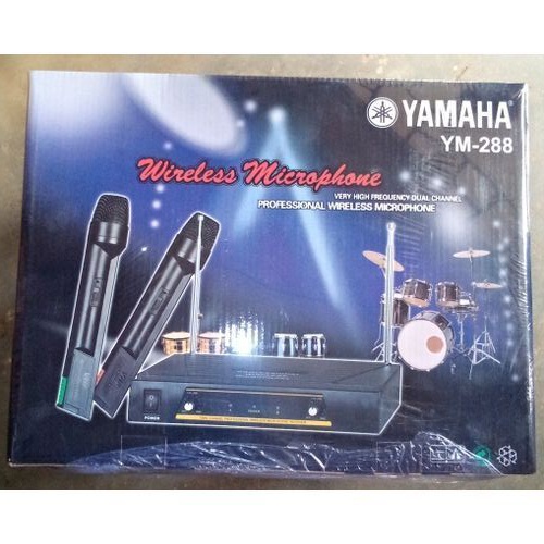 Yamaha YM288 Wireless Microphone With 2 Mic & Battery 