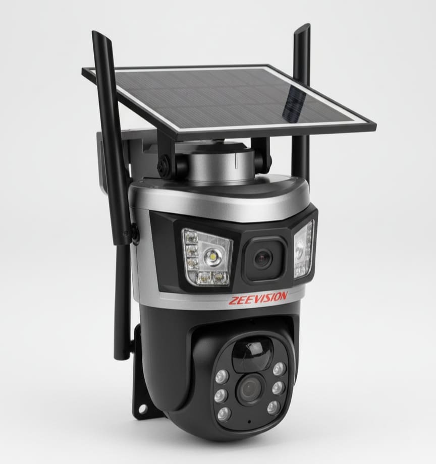 ZEE-VISION Solar PTZ Smart Security Camera