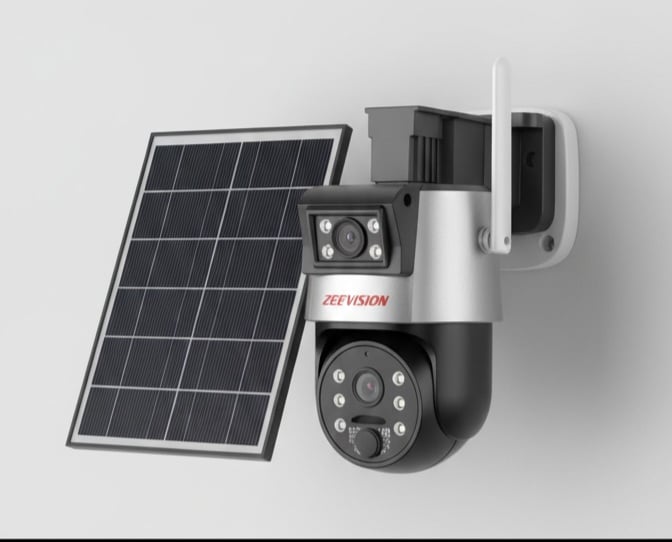 ZEEVISION™ A30 HD Intelligent Solar Energy Alert PTZ Camera